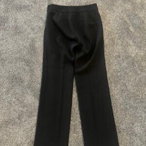 EXPRESS COLUMNIST Mid Rise Slim Strait Leg Pants, Size 4, BLACK